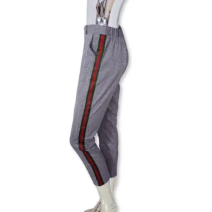 Grey Pinstripe Pants – Size S