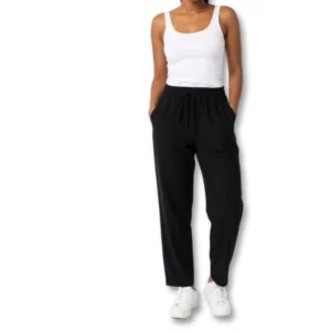 Kelso Women’s Black Drawstring Pants – Size S