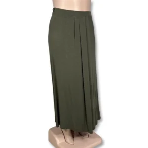 Olive Green Maxi Skirt – Size 16/40
