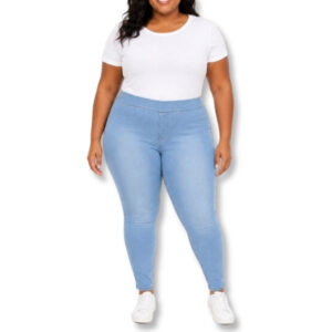Miladys Light Wash Pull-On Skinny Jeans – Size 22 / 46