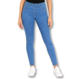 Light Wash Blue Stretch Jeggings – Size 8