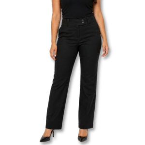 Black Straight Leg Trousers – Size 10