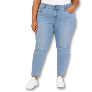 WonderFit Light Wash Slim Leg Jeans – Size 22