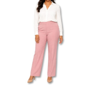 Contempo Soft Pink Straight Leg Formal Pants – Size 16