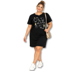 heyBetty Black T-Shirt Dress – Size 38