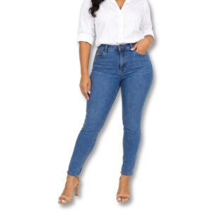 Medium Wash Skinny Jeans - Size M