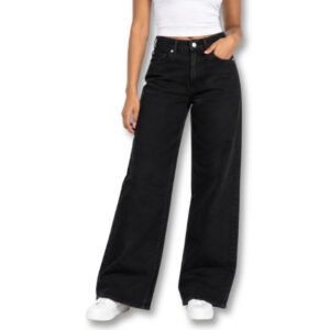 H&M Black Wide Leg Jeans – Size S
