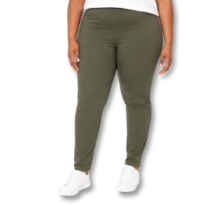 Olive Green Pull-On Jeggings – Size 16