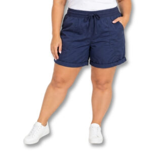 Milladys Navy Blue Casual Shorts with Drawstring – Size 26/50