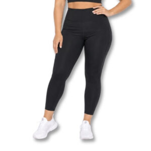 Black High-Waisted Active Leggings – Size M