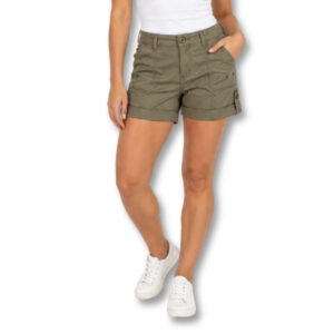 Khaki Cargo Shorts - Size 8