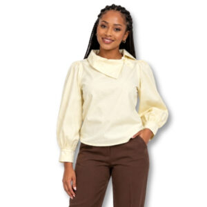 DAZY Cream Long Sleeve Top – Size S