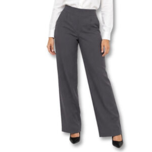 Foschini Charcoal Grey Straight-Leg Trousers – Size 8