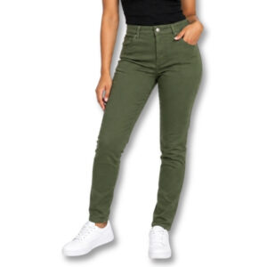 Olive Green Mid-Rise Jeggings – Size 6