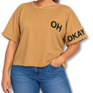 Edition Camel Oversized Graphic T-Shirt – Size L